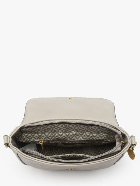 Sac BandouliÃ¨re Anneau Lulu castagnette Gris anneau YSEE vue secondaire 3