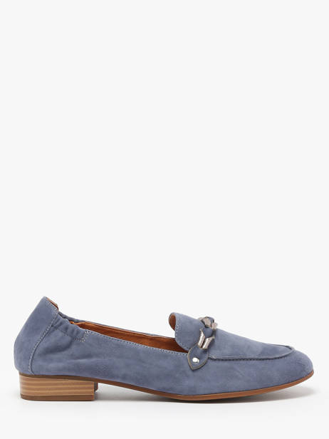 Mocassins Zanga En Cuir Mam'zelle Bleu women CSIRK28