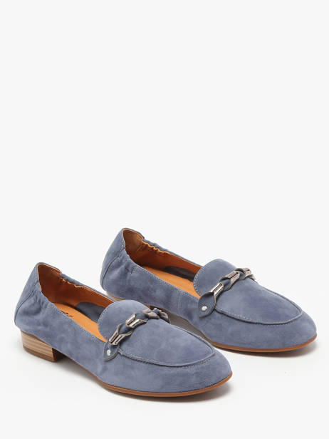 Mocassins Zanga En Cuir Mam'zelle Bleu women CSIRK28 vue secondaire 2