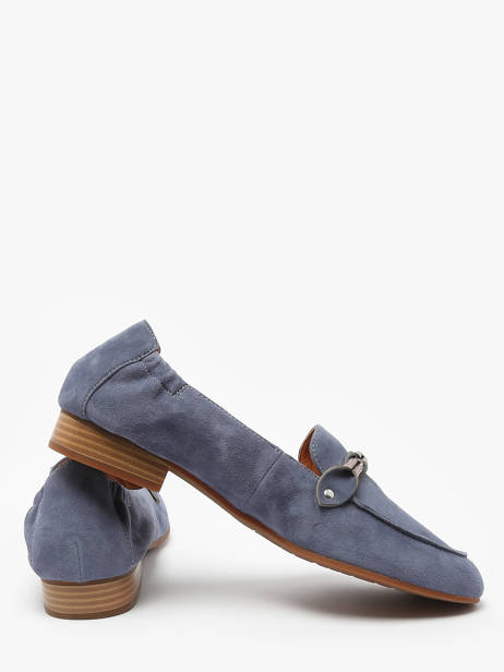 Mocassins Zanga En Cuir Mam'zelle Bleu women CSIRK28 vue secondaire 3
