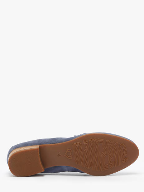 Mocassins Zanga En Cuir Mam'zelle Bleu women CSIRK28 vue secondaire 5
