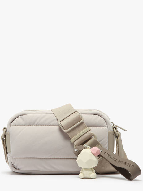 Sac BandouliÃ¨re Plum Polyester David jones Beige plum CM7475 vue secondaire 4