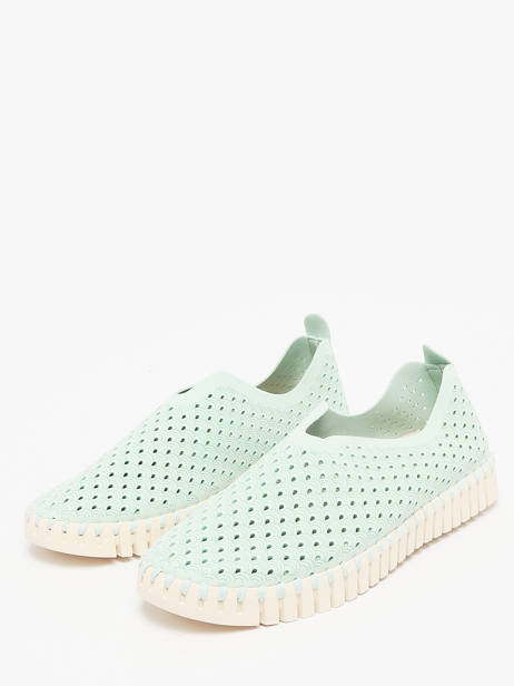 Mocassins Ilse jacobsen Vert accessoires TULI3275 vue secondaire 2