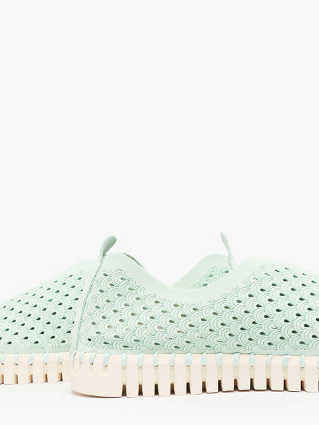 Mocassins Ilse jacobsen Vert accessoires TULI3275 vue secondaire 3