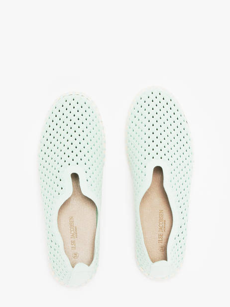Mocassins Ilse jacobsen Vert accessoires TULI3275 vue secondaire 4