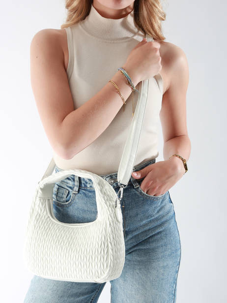 Sac BandouliÃ¨re Brody Miniprix Blanc brody A9124 vue secondaire 1