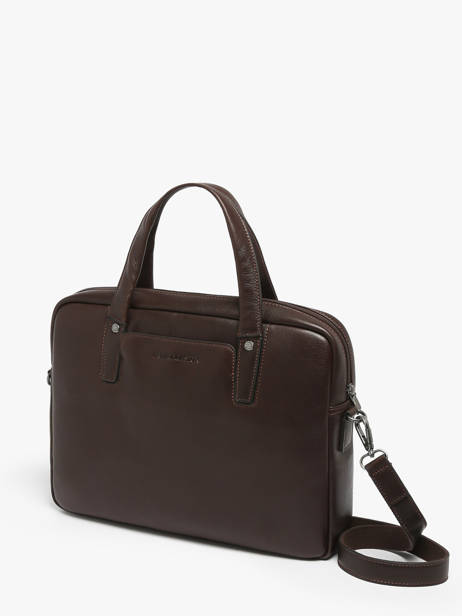 Porte Documents (main) Arthur & aston Marron leon 1 vue secondaire 2