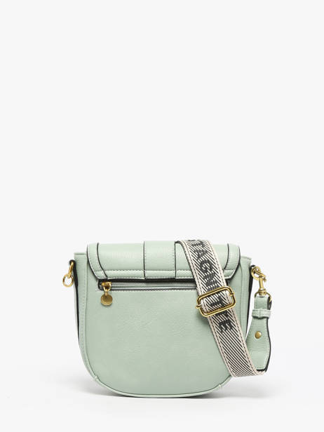 Sac BandouliÃ¨re Anneau Lulu castagnette Vert anneau YSEE vue secondaire 4