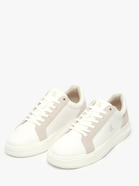 Sneakers En Cuir Calvin klein jeans Blanc men 121902S vue secondaire 2