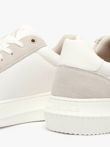 Sneakers En Cuir Calvin klein jeans Blanc men 121902S vue secondaire 3