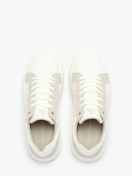 Sneakers En Cuir Calvin klein jeans Blanc men 121902S vue secondaire 4