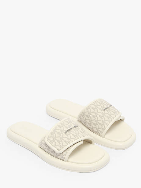Mules Suki Michael kors Blanc accessoires KFA1B150 vue secondaire 2