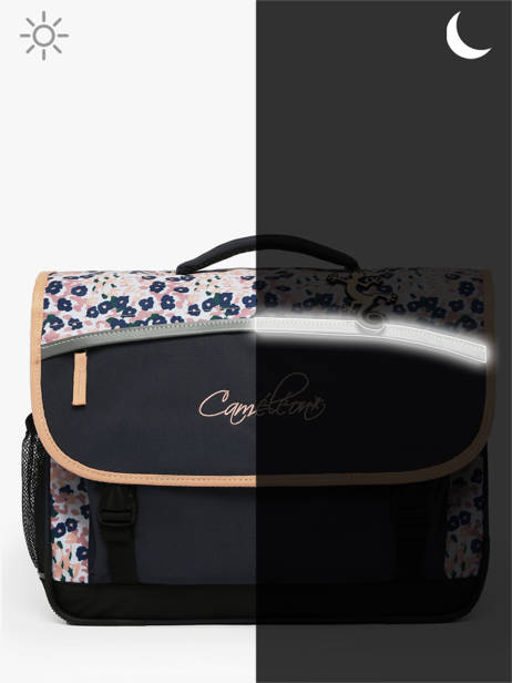 Cartable Enfant 3 Compartiments Cameleon Bleu actual CA41 vue secondaire 7