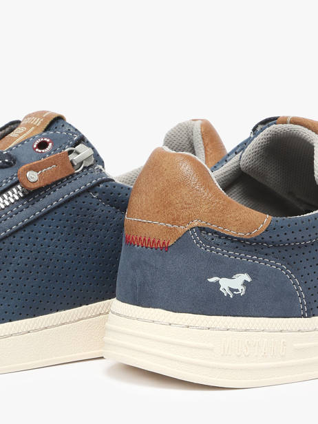 Sneakers Mustang Bleu men 4204304 vue secondaire 3