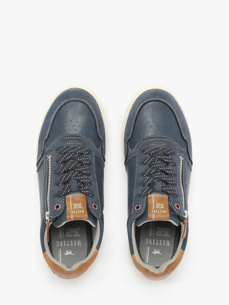 Sneakers Mustang Bleu men 4204304 vue secondaire 4