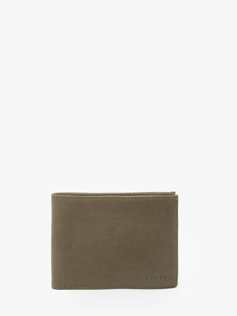 Portefeuille Oil Cuir Etrier Vert oil EOIL438