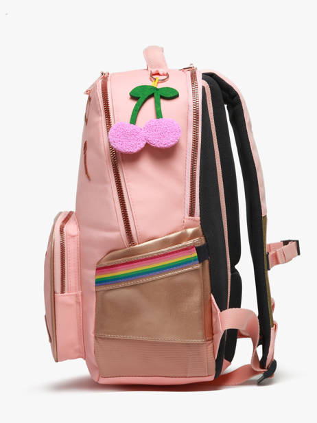 Sac à Dos Bobby 1 Compartiment Jeune premier Rose daydream girls G vue secondaire 2