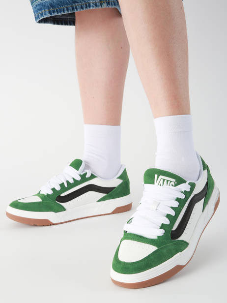 Sneakers Hylane En Cuir Vans Vert men D26BR1 vue secondaire 1