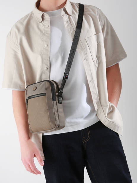 Sac Bandoulière Serge blanco Beige control CTL13005 vue secondaire 1