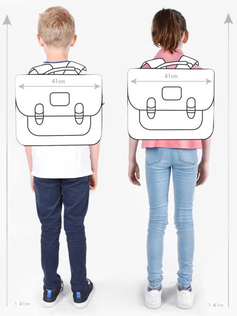 Cartable 2 Compartiments Tann's Bleu les fantaisies g 41111