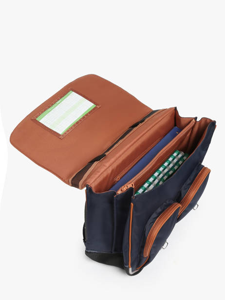 Cartable 2 Compartiments Tann's Bleu les fantaisies g 41111 vue secondaire 2