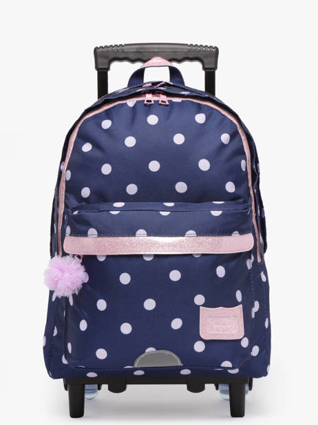 Sac A Dos à Roulettes 2 Compartiments Tann's Bleu les fantaisies f 73325