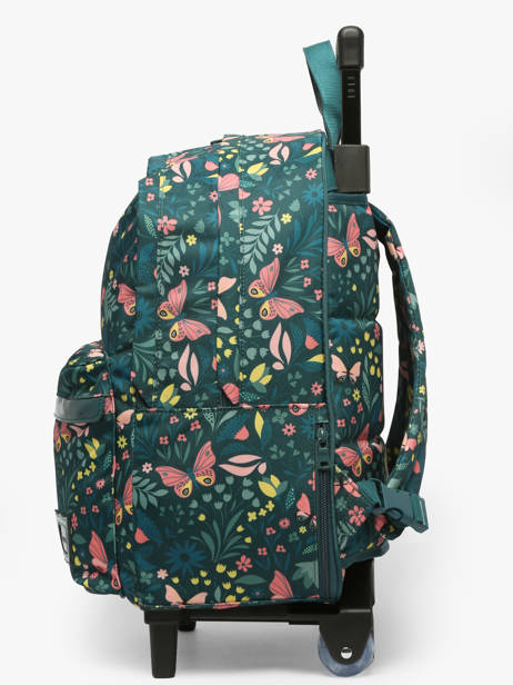 Sac A Dos à Roulettes 2 Compartiments Tann's Vert les fantaisies f 73266 vue secondaire 2