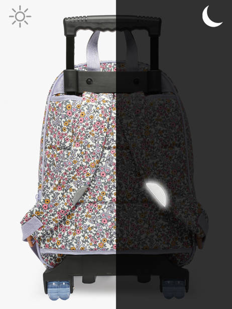 Sac A Dos à Roulettes 2 Compartiments Tann's Multicolore les fantaisies f 73263 vue secondaire 6