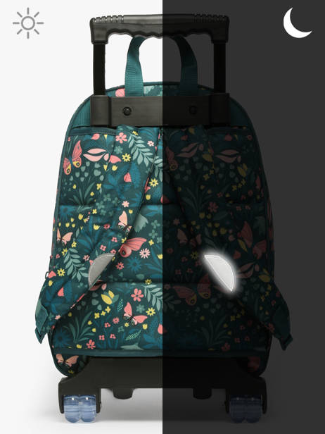 Sac A Dos à Roulettes 2 Compartiments Tann's Vert les fantaisies f 73266 vue secondaire 6