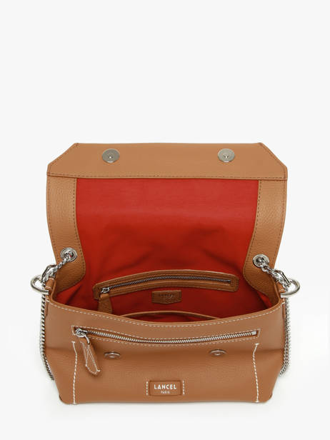 Sac BandouliÃ¨re Ninon Cuir Lancel Marron ninon A13782 vue secondaire 3