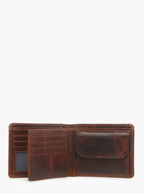 Portefeuille Porte-monnaie Cuir Maverick Marron the original MAVTO004 vue secondaire 2