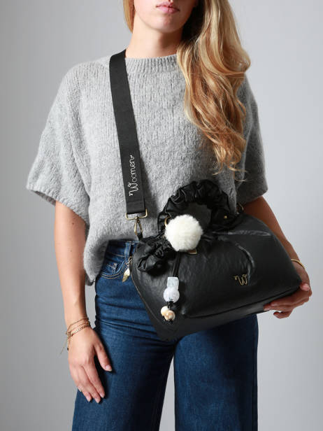 Sac Bandoulière Alizier Woomen Noir alizier WALI06 vue secondaire 1