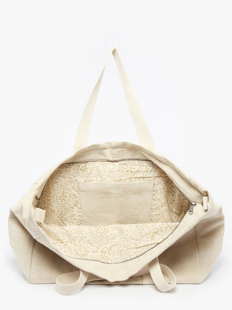 Sac Porté épaule Jute Jute Hindbag Beige jute JU vue secondaire 3