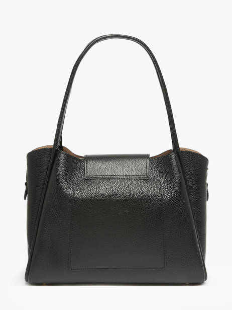 Sac Porté épaule Ida Double Cuir Lancaster Noir ida double 85 vue secondaire 4