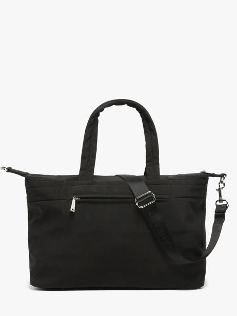 Sac à Main Basic Pocket Polyester Lancaster Noir basic pocket 93 vue secondaire 4
