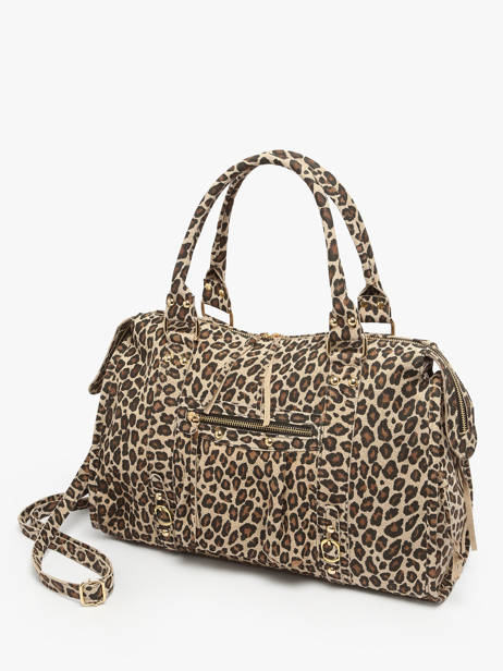Sac Porté épaule Velvet Leopardo Cuir Milano Multicolore velvet leopardo VL24095 vue secondaire 2
