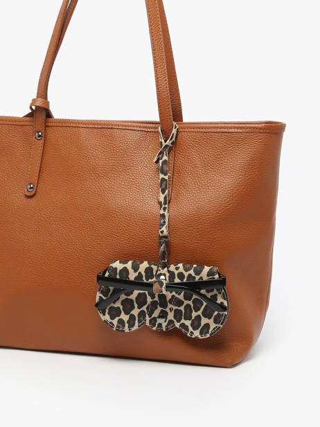 Étui Lunettes Velvet Leopardo Cuir Milano Multicolore velvet leopardo VL25069 vue secondaire 2