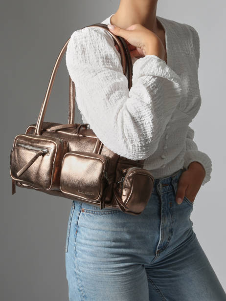 Sac Porté épaule 90's Cuir Paul marius Or 90's BASSE90S vue secondaire 1