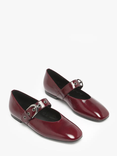 Ballerines En Cuir Gabor Rouge women 25 vue secondaire 2