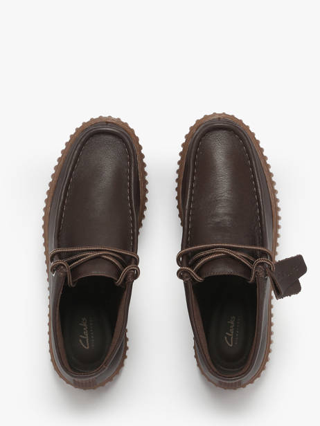 Chaussures Derbies Montante Torhill En Cuir Clarks Marron men 26183425 vue secondaire 4