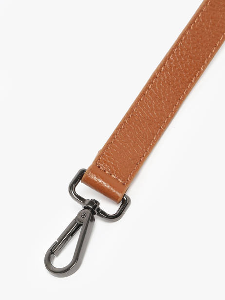 Bandoulière Amovible Caviar Cuir Milano Marron caviar CA250610 vue secondaire 1