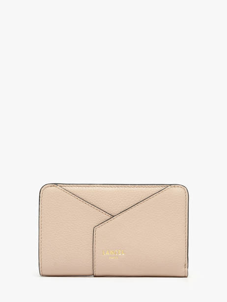 Portefeuille Enveloppe Cuir Lancel Beige enveloppe A13710
