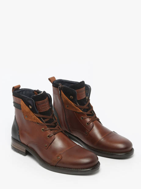 Bottines Yedos En Cuir Redskins Marron men YEDOS vue secondaire 1
