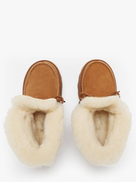 Bottines En Cuir Nathan baume Marron women 252N8601 vue secondaire 3