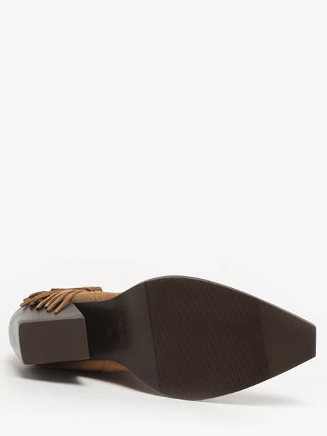 Santiags à Talon En Cuir Inuovo Marron women B50014 vue secondaire 4