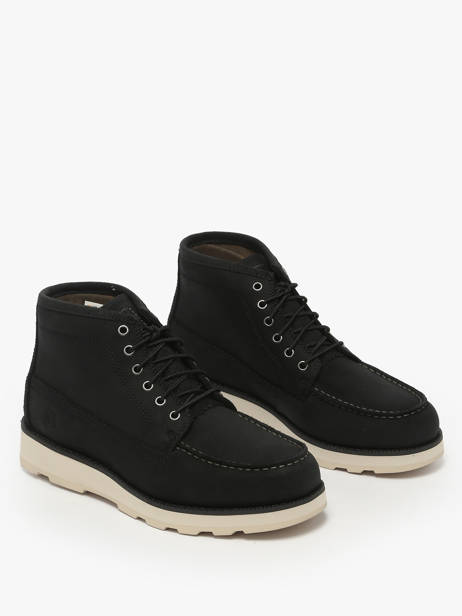 Bottines En Cuir Timberland Noir men 6CEPEK41 vue secondaire 1