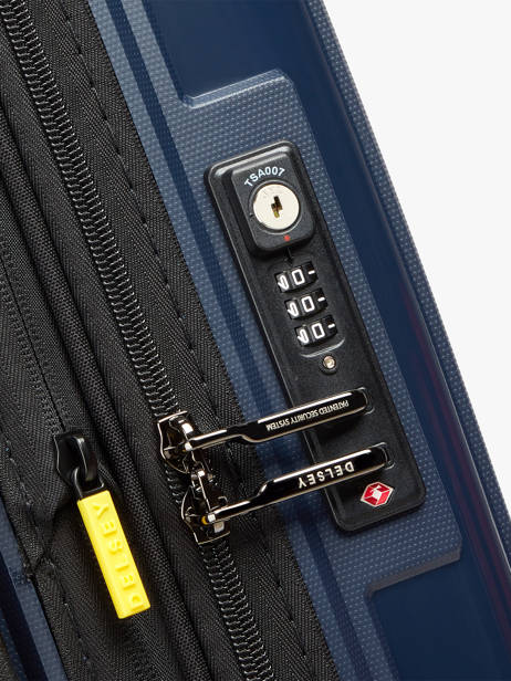 Valise Cabine Extensible Delsey Bleu lutece 3802801 vue secondaire 1