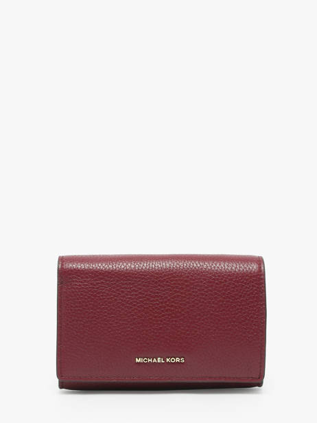 Portefeuille Jet Set Cuir Michael kors Rouge jet set T5GJ6D9L