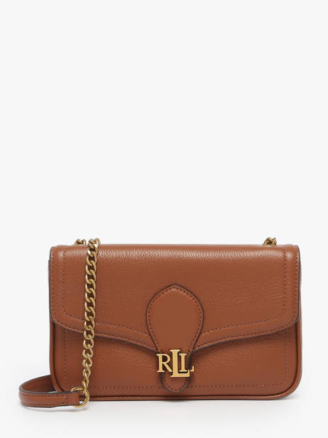 Sac Bandoulière Bradley Cuir Lauren ralph lauren Marron bradley 32977374