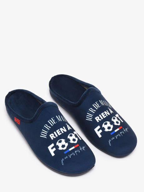 Chaussons La maison de l'espadrille Bleu men 8 vue secondaire 2